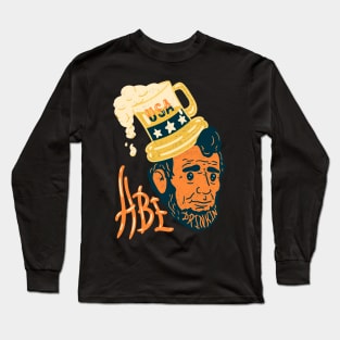 Abe Drinkin Long Sleeve T-Shirt